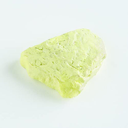 EISCO Sulfur Specimen, White Streak Test, Distinctive Smell, Yellow, 1"
