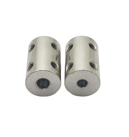 5Pcs 4mm to 5mm Shaft Coupler Connectors,Steel Coupler Rigid Couplings Adapter with Screws for CNC Machine 3D Printer RC Motor Accessories and DIY - size: 4mm to 5mm