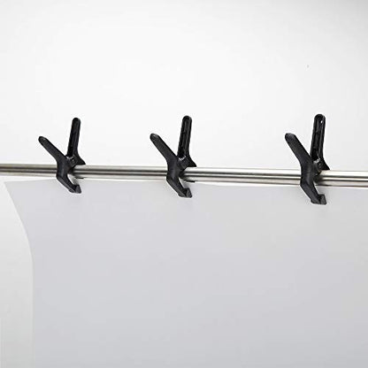 Amazon Basics 14-Piece Nylon Spring Clamp Set for Photography, Woodworking and Crafts, 6 Pack of 3-3/8-inch, 4 Pack of 4-1/2-inch, 4 Pack of 6-1/2-inch, Black/Grey - style: 14-Piece