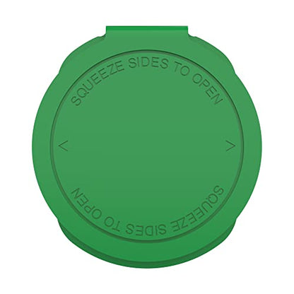 Dragon Chewer 13 Dram CR Plastic Packaging Pop Top Containers - Child Resistant Travel Holder Vial Bottles - 315 qty (Green) - color: Green