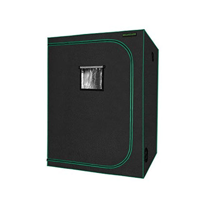 57"x57"x80'' Grow Tent, High Reflective 600D Diamond Mylar Canvas with Observation Window and Floor Tray for Hydroponic Indoor Plant Growing - size: 57"x57"x80''