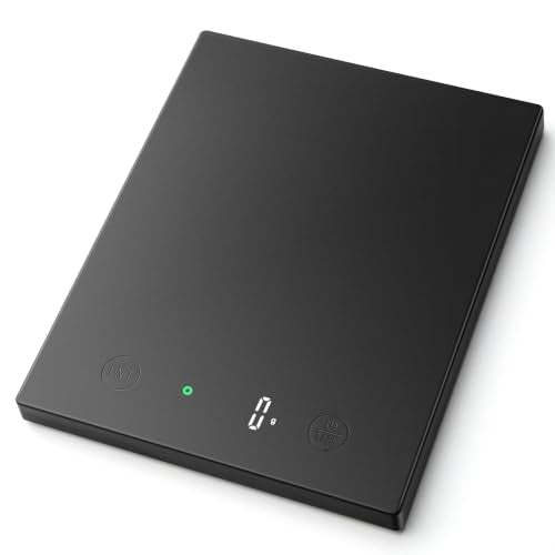 Homebuds 22lb Digital Food Scale Precision 0.1oz/1g, Kitchen Scale Big LED - color: Black