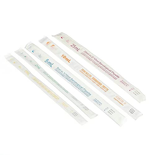 Serological Pipette - 1ml/Yellow, Individually Wrapped(Case of 100) - size: 1ml - 100pcs