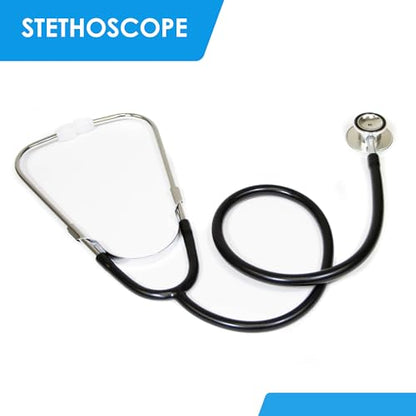 Primacare DS-9199 Nurse Essentials Starter Kit – Adult Aneroid Sphygmomanometer, Classic Stethoscope & Mini Diagnostic Otoscope with Travel Case