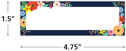 Teacher Created Resources Wildflowers Labels Magnetic Accents (TCR77064)