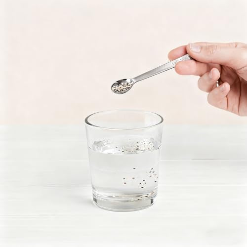 Mini Measuring Spoons Set 10pcs, Drop, Smidgen, Pinch, Dash, Tad - color: E: Metal Silver 10pcs
