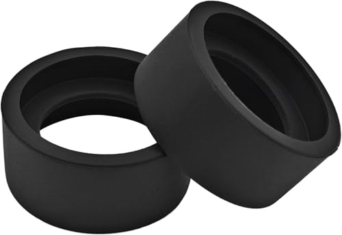 2pcs Industrial Rubber Eyecups for Microscopes-Compatible with 32mm to 36mm Oculars, Replacement Eye Guard for Stereo Microscopes with Flat Surface Angle