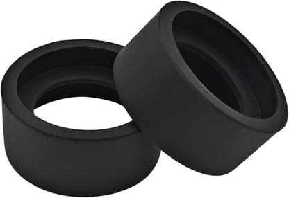 2pcs Industrial Rubber Eyecups for Microscopes-Compatible with 32mm to 36mm Oculars, Replacement Eye Guard for Stereo Microscopes with Flat Surface Angle