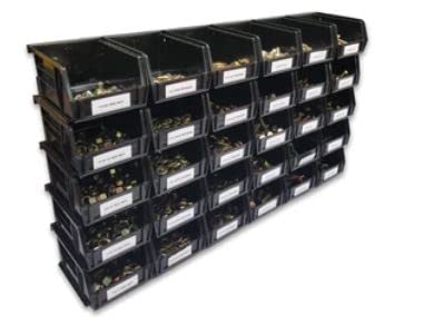 1035 Piece Metric 10.9 Coarse Nut Bolt and Washer Assortment with 30 Stackable Plastic Bins