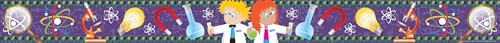 BARKER CREEK Double-Sided Border, Science and Scientific Method, for Bulletin Boards, Reception Areas, Halls, Break Rooms, Office, School, Home Learning Decor, 3” x 35’ (983) - size: 3" x 35'