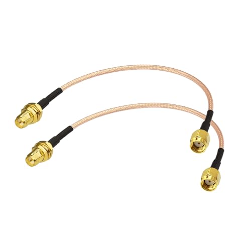 Superbat RP-SMA Female to RP-SMA Male RG316D Extension Cable 6inch 2-Pack - size: 0.5 ft