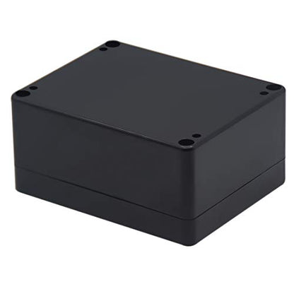 Junction Box, Zulkit Project Box IP65 Waterproof Outdoor Box ABS Plastic Electrical Boxes Electronic Enclosure Black 4.5 x 3.5 x 2.2 inch(115 x 90 x 55 mm)(Pack of 2) - size: 4.5" x 3.5" x 2.2"(Pack of 2)
