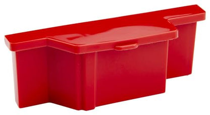 Caplugs Evergreen 240-3800-R30 SS Series Slide-Sette Savers, Polypropylene, Shipping Same-Patient Pathology Slides and Tissue/Biopsy Paraffin Blocks, Storage, Protective Lid, Red, Bulk (100 Pack)