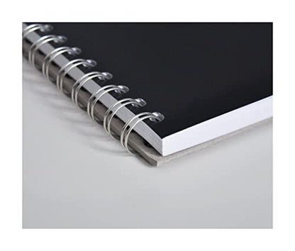 Vela Sciences Advanced W7-D Expanded Wirebound Lab Notebook, 9.25 x 11.75 in (23.5 x 30 cm), 144 Pages, Double Wire Looped, 70lb Heavyweight Paper (1-Pack, Dot+) - style: Dot +