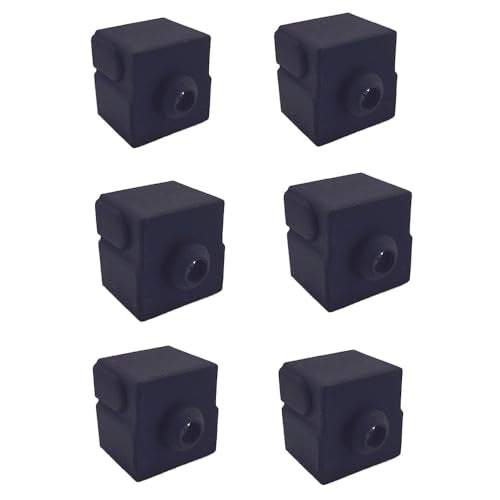 6Pcs Ender 3 V3 SE Silicone Sock, Ender 3 v3 se Silicone Cover, Ender 3 v3 se Hotend Sock Compatible with Creality Ender 3 V3 SE Hotend 3D Printer Silicone Sock, - style: 6Pcs Ender 3 V3 SE Silicone Sock