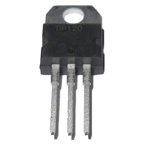DAOKI 30pcs TIP120 60V 5A NPN Darlington Bipolar Power Transistor TO-220 3Pin for Arduino with 2.2k Ohm Resistors, 1N4001 DIODE