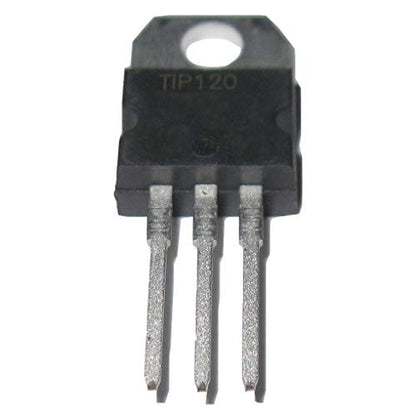 DAOKI 30pcs TIP120 60V 5A NPN Darlington Bipolar Power Transistor TO-220 3Pin for Arduino with 2.2k Ohm Resistors, 1N4001 DIODE