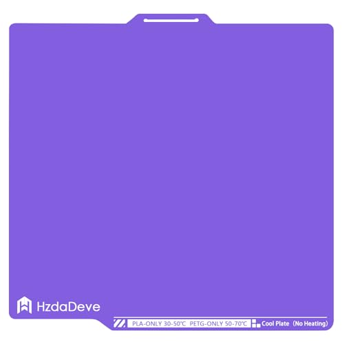 Cool Plate for Lab X2D/P2S/P1S/P1P/A1/X1C Low Temperature Cold Build Plate - color: Purple, size: P2S/P1S/P1P/X2D/X1C/A1