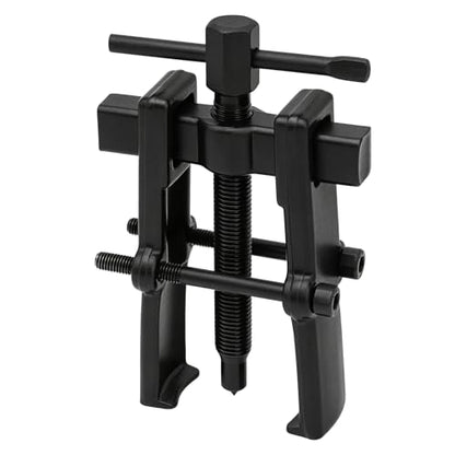 2 Jaw Gear Puller, Puller Tool, 3 Inch Carbon Steel Adjustable Two Jaw Bearing Puller Tool, Auto Mechanic Maintenance Pulley Flywheel Removal Kit Universal Fit for Cars Motorcycles Machinery