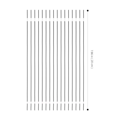 SEWACC 100pcs Interconnect Circuit Wire Physics Laboratory Electricity Connection Wire Black - color: Black