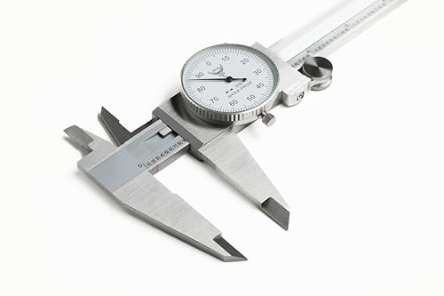 PEC Dial Caliper 0-12 Inch, Stainless Steel Precision Measuring Tool - size: 0-12“