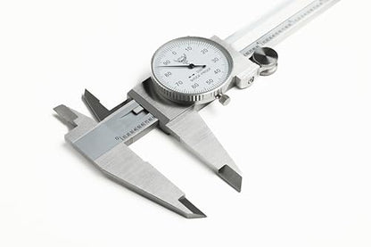 PEC Dial Caliper 0-12 Inch, Stainless Steel Precision Measuring Tool - size: 0-12“