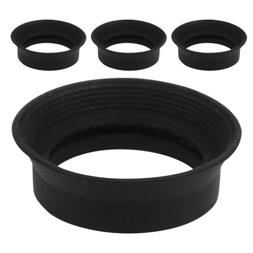 4 Pcs Rubber Eyepiece Eye Cups 1.25 Inch Telescope Shield Cover