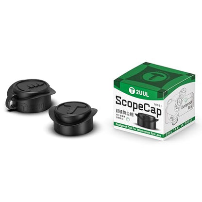 2Pcs Microscope Eyepiece Eyeshields,Eye Cover Guards,Binocular Microscope Eyepiece Eye Cups, Microscope Eyepieces Dust Cover for 32-36mm Inner Diameter Stereo Microscopes,Black