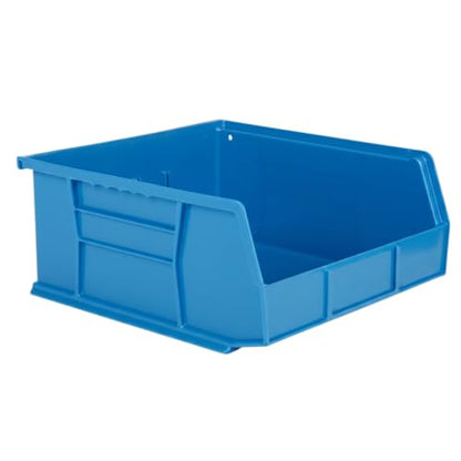 11" x 11" x 5" Plastic Stackable Storage Bin, Hudson Blue - color: Hudson Blue, size: 1 Pack