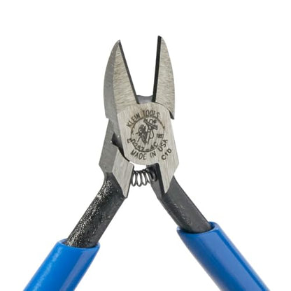 Klein Tools D257-4C Diagonal Cutting Pliers, 4-Inch - style: Spring Loaded