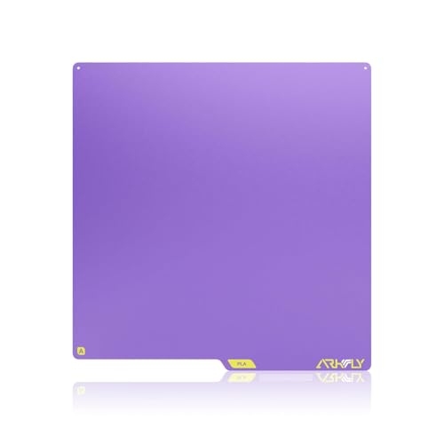 FYSETC Upgraded Build Plate for Qidi Plus4: 320 * 310 mm Conweb Cool Print Bed Dual Texture PEI Sheet Special for PLA Keep Printing 720H Saving Energy 42kwh - Purple
