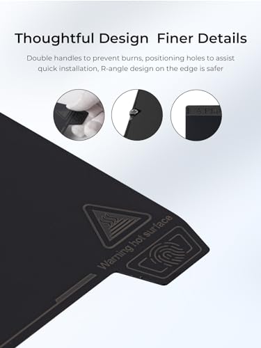 Creality Smooth PEI Build Plate 235 * 235mm, Original Magnetic 3D Printer Build Bed K1/Ender 3 V3 SE/KE/S1/S1 Pro/5 S1 and All 235mm Size 3D Printer - style: K1 Smooth PEI Plate