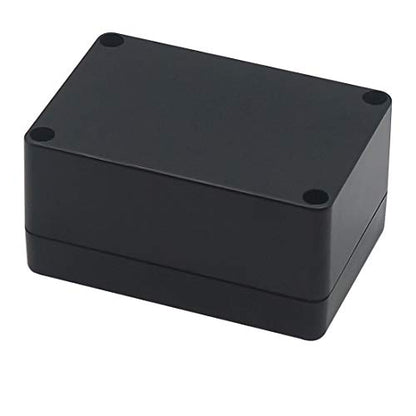 Junction Box, Zulkit Project Box IP65 Waterproof Outdoor Box ABS Plastic Electrical Boxes Electronic Enclosure Black 3.94 x 2.68 x 1.97 inch (100x68x50mm) (Pack of 1) - size: 3.94" x 2.68" x 1.97"(Pack of 1)
