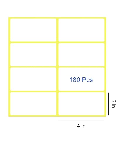 180 PCS Labels for Storage Bins, 2” X 4” Removable Labels for Storage Bins - size: 2''x4'' 180 Pcs