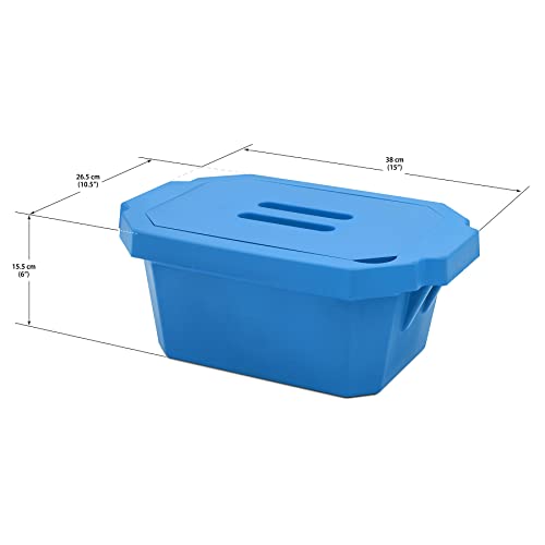 SP BEL-Art Magic Touch 2 HIGH Performance Blue ICE PAN; 4.0 Liter MIDI Model, with LID (M16807-4101) - color: Blue, size: 4 L Pan