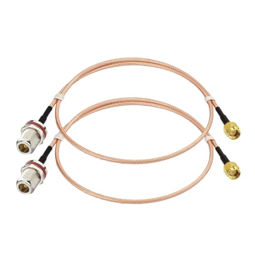 Superbat SMA to N Adapter 2ft RG316 SMA Male to N Female Bulkhead Cable - size: 2ft, style: sma male to n female