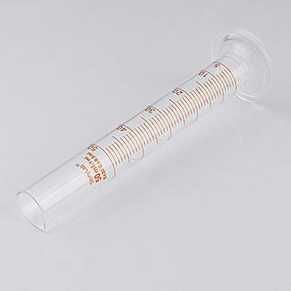 StonyLab 4-Pack Borosilicate Glass 50ml Heavy Wall Graduated Cylinder Measuring Cylinder, 50ml - size: 50 ml