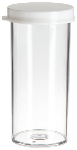SP Bel-Art Snap Cap Styrene Vials;13 dram (48ml), PE Cap (Pack of 144) (F17575-0013) Made in USA - size: 13 Dram (Pack of 144)