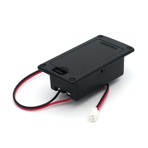 9 Volt Battery Box with Switch Leads Battery Box Suitable for Pickups and Violins - size: 72x38.5x23mm