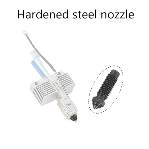 3 Pcs Hardened Steel Nozzles for Neptune 4 Plus/Max hotend Extruder,High Temperature Wear Resistance nozzles for Neptune 4 Plus/Max 3D Printer Accessories (0.8mm) - size: 0.8mm