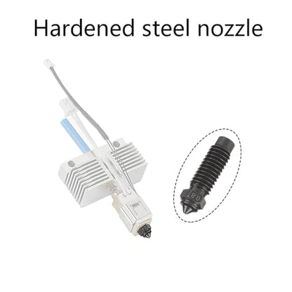 3 Pcs Hardened Steel Nozzles for Neptune 4 Plus/Max hotend Extruder,High Temperature Wear Resistance nozzles for Neptune 4 Plus/Max 3D Printer Accessories (0.8mm) - size: 0.8mm