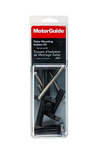 MotorGuide MGA015PB6 Mounting Isolator Kit — Absorb Shocks, Protect Electronics — Includes Corrosion-Resistant Bolts — Set of 4