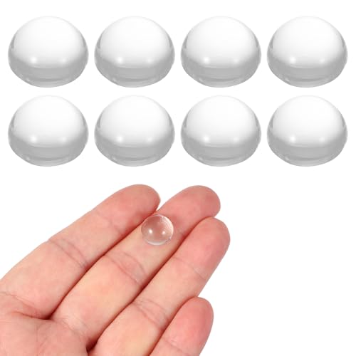 PATIKIL 8 Pack Convex Lens,12mm OD 7mm Focal Length Optical Lenses - size: 12mm OD x 5.6mm H x 7mm Focal L