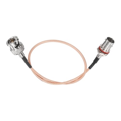 MECCANIXITY 1.64FT 3G-SDI Cable BNC Male to Female 75 Ohm Orange - size: 1.64 FT