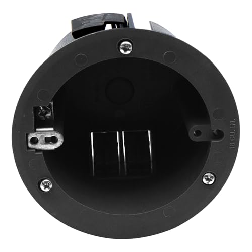 4'' Old Work Round Electrical Box, PVC, 18 Cu. in., 1-Pack - color: Round, size: 1