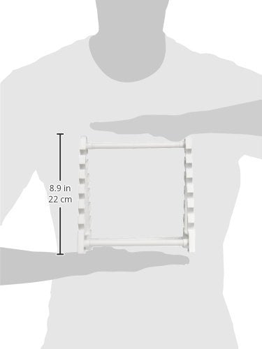 United Scientific 79101 Polypropylene Horizontal Pipette Stand, 12 Place (Pack of 6)