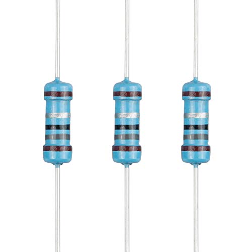 100pcs 1.8 ohm Resistor 1/2w (0.5Watt) ±1% Tolerance Metal Film Fixed Resistor, Multiple Values of Resistance Optional - size: [E5P001] 1.8 ohm