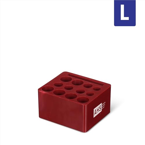 American Hospital Supply Portable Phlebotomy Tube Holder, Multi-Size Blood Collection Tube Rack for Venipuncture & Blood Draws, Large | Wipes & Bandages Sold Separately - size: Large