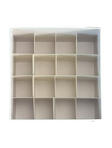 Cardboard Cryogenic Vial Storage Boxes Cryobox and Dividers 50ml 16well Pack of 2 - size: 50ML-16 Wells