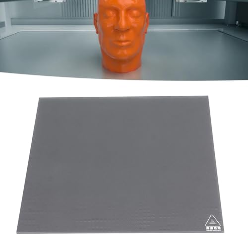 Printer Build Surface Sheet 350x350x4mm Strong Adhesion Tempered Glass 3D Printer Accessories Printing Plate for Upgrade Glass Plate for Voron Model